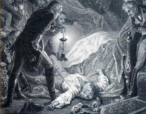 Смерть Павла I. Гравюра